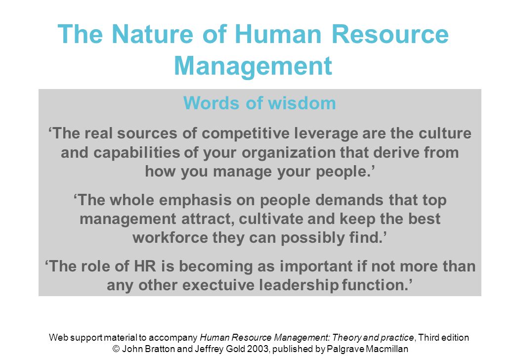 Role of Human Resource Management (HRM) in Leadership Development